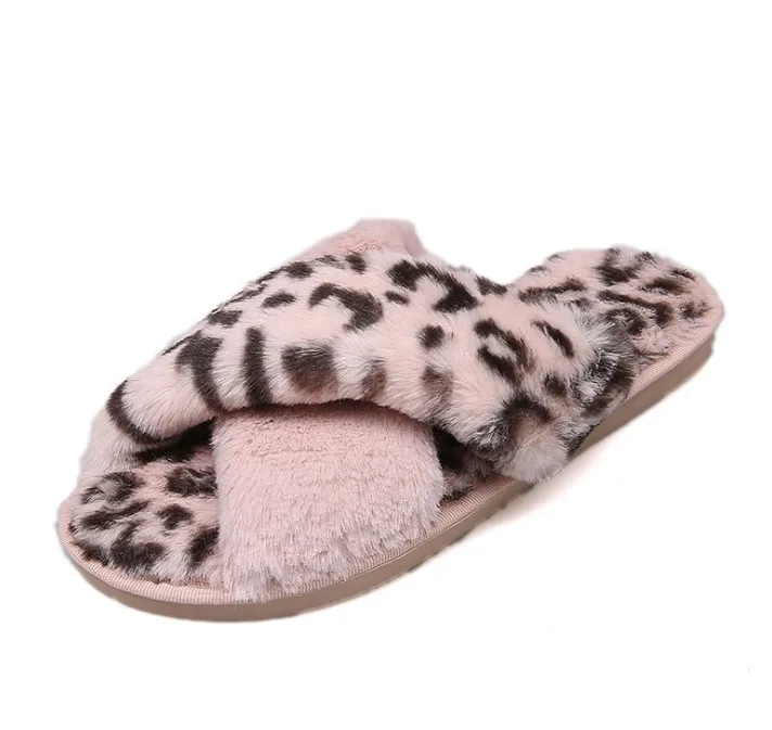 fluffy thong slippers