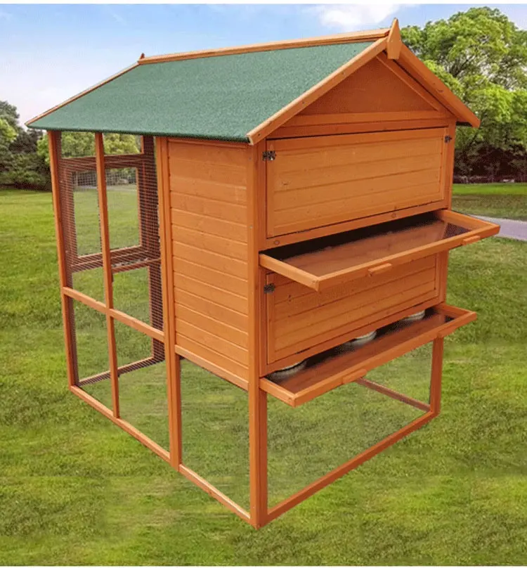 Image showcasing Large Wooden Standing Bird Aviary Cage for Parrots & Pigeons Nesting ...