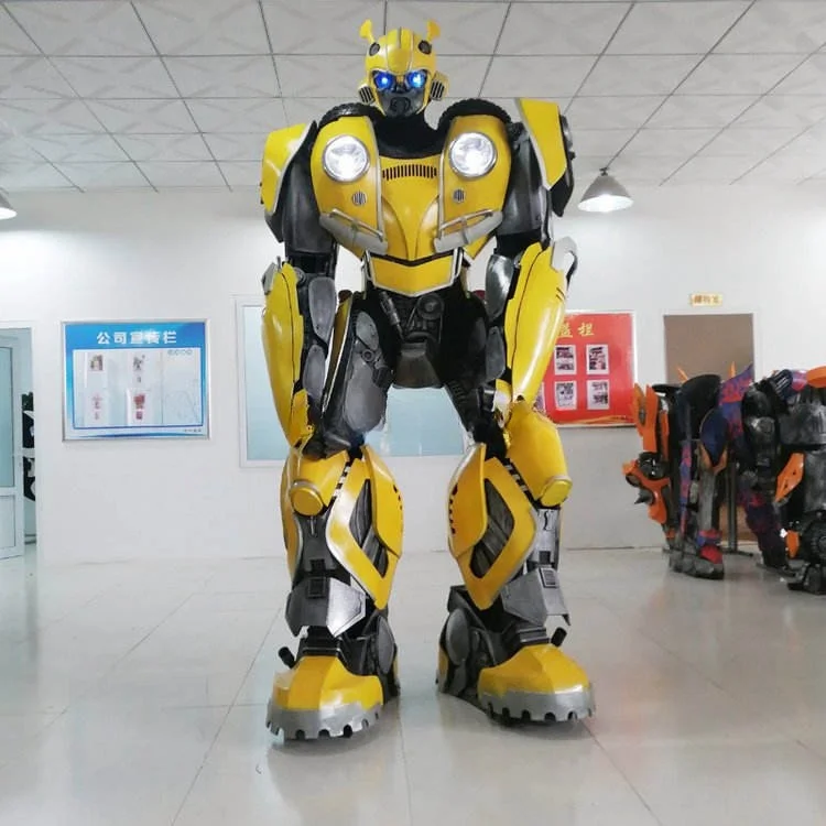 Custom Led Large Prop Bum Blebee Armor Character Robot Costume Giant Wearable Robot Mascot 5196