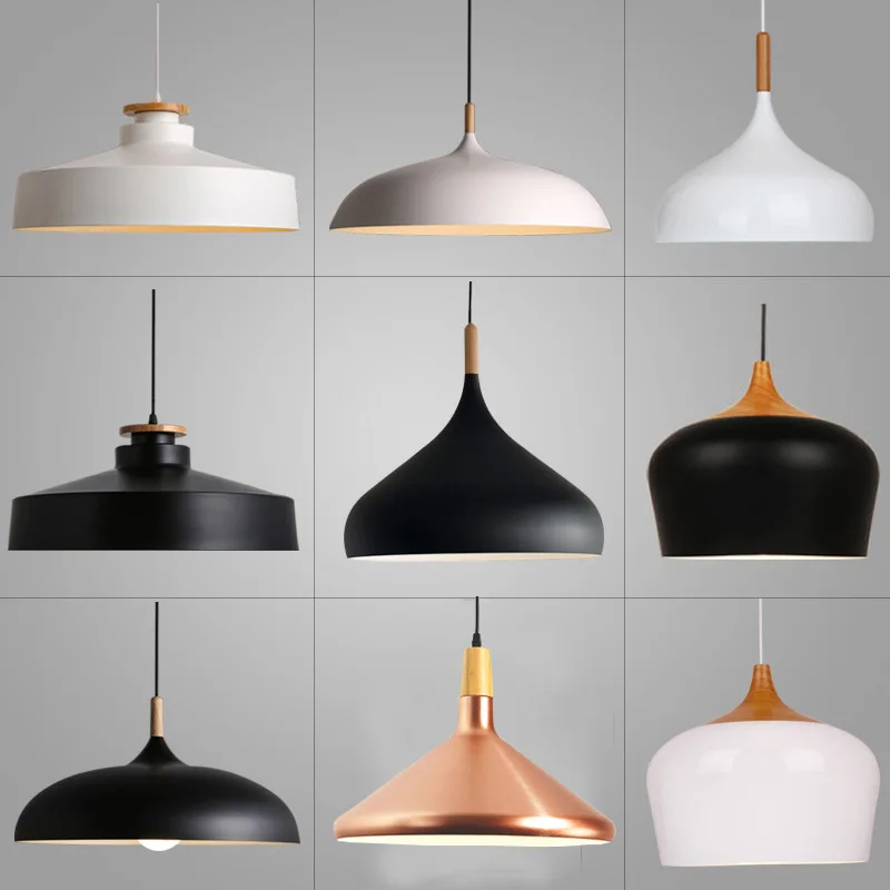 Metal art deco chandelier industrial bar black pendant lighting for dining room lamp modern vintage light kitchen