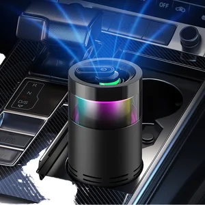 Portable USB Car Air Humidifier HEPA Filter Silent Mini Air Freshener Spray Home Desktop Humidifier Diffuser Air Purifier for