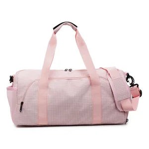 Factory Wholesale Weekend Night Waterproof pink Duffle Bag Sport Bags Custom Travel Bag