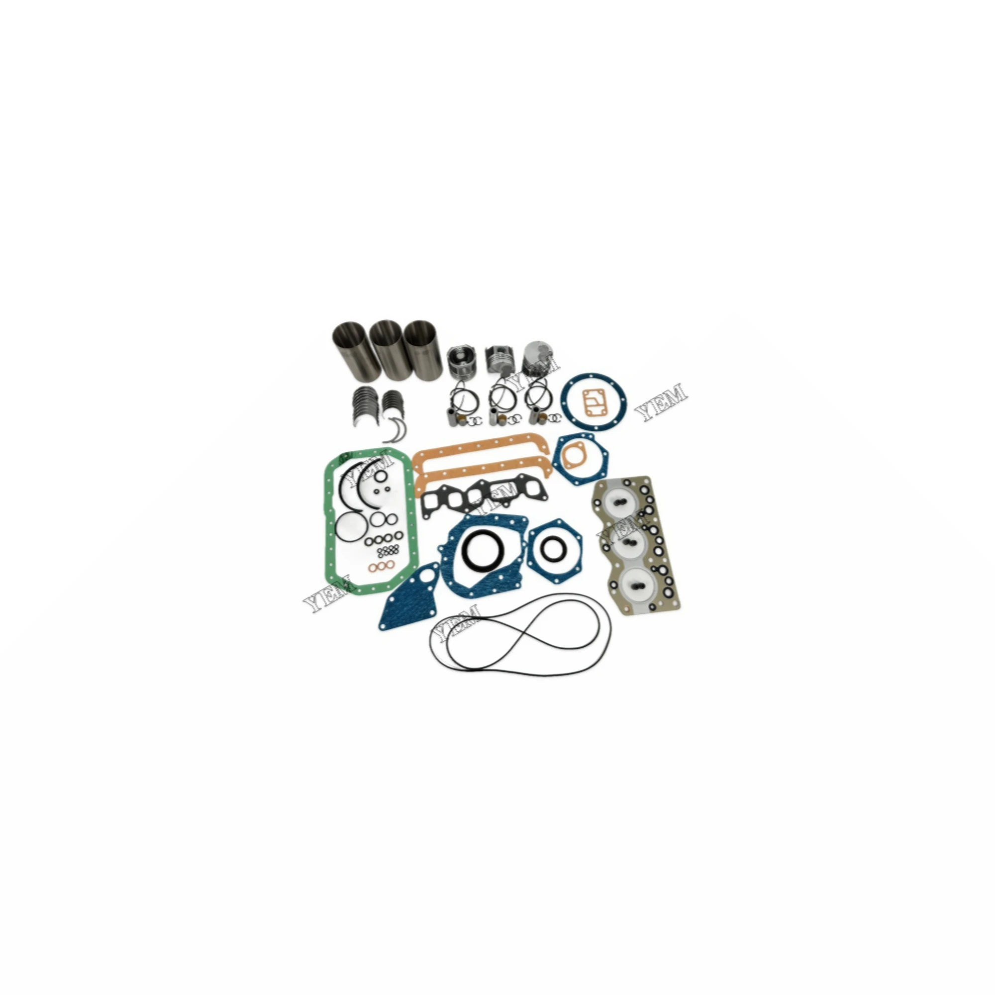 Engine Rebuild Kit 3AE1 Cylinder Liner and Gasket Kit With Bearing Set for Isuzu Machinery Engine Spare Parts