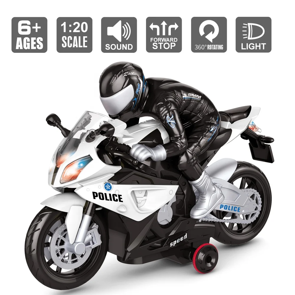 HW 27MHZ Radio Control Toys RC Car 360 Rotating Drift Stunt Motorbike Kids Remote Control Motorcycle