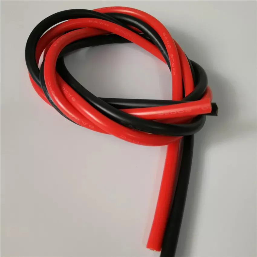 Pair Of 4 Gauge AWG Red & Black Battery Cables - 100% Copper, Hydraulic Crimped Lugs For Solar, RV, Inverter