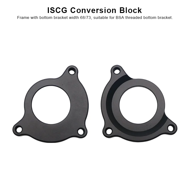 RIDERACE Mountain Bike Pulley Chains Stabilizer MTB ISCG05 Chain Guide BB Mount DH 32-38T Chaining Protector Plate Bicycle CG04