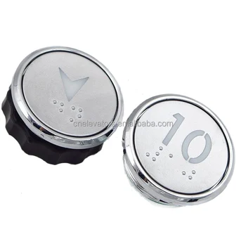 BR32 Elevator Push Button Stainless Steel Material Button for Elevator Parts