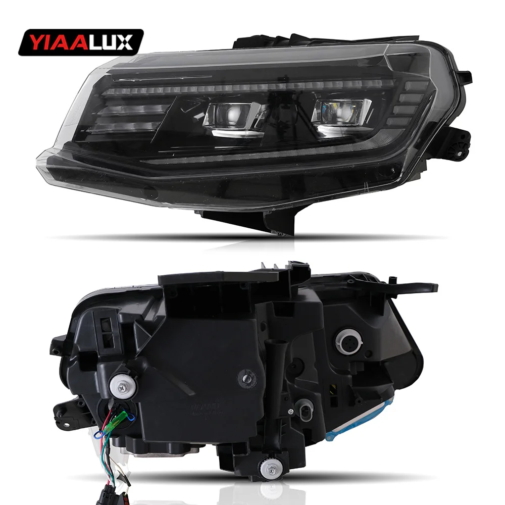 Vland FULL LED HEADLIGHT FOR CHEVROLET CAMARO 2016 2017 2018 LED HEADLAMP WITH TURN SIGNAL LIGHT AND DAYTIME RUNNING LIGHT