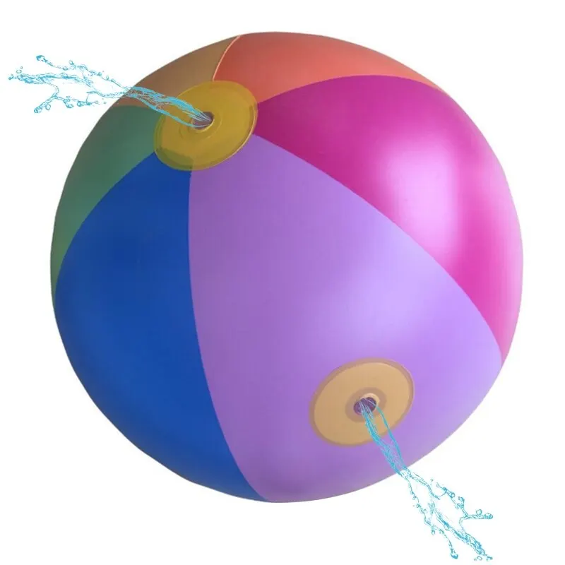 Outdoor Garden Inflatable Sprinkler Beach Ball Water Splash And