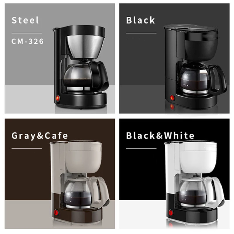 Конусный фильтр с ЖК-дисплеем 600 мл автоматическое отключение электрические капельные кофеварки цифровыми кнопками