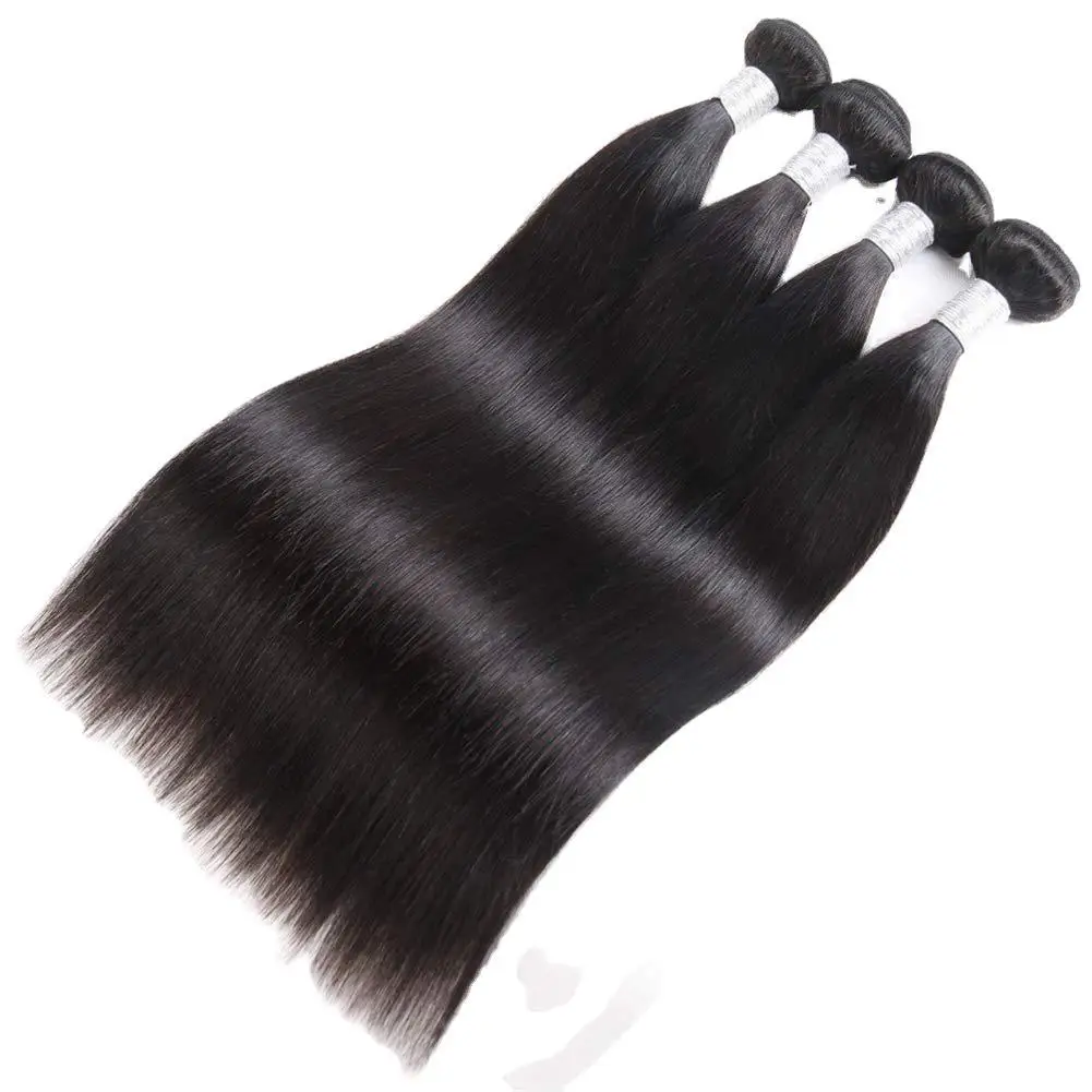 Wholesale Smooth Ombre Blonde High Resistant Bone Straight Synthetic