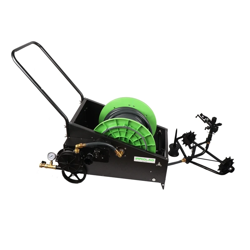 40M Continuously Variable Transmission Automatic Water Hose Reel Cart Traveling Sprinkler Garden Sprinkler Irrigation  System