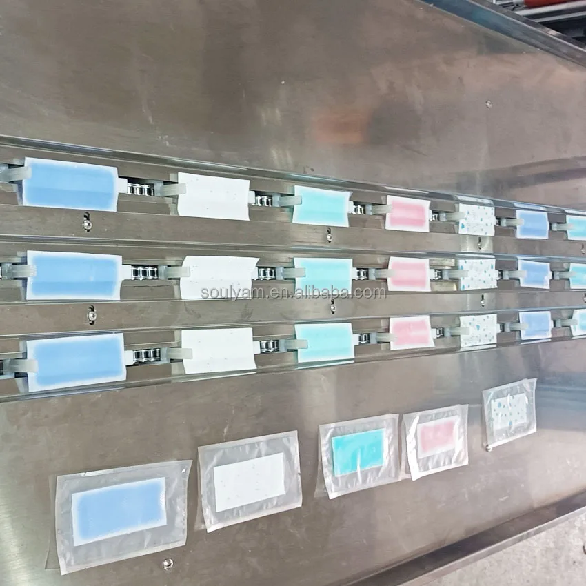 Paraffin Gauze Swabs Sponges Wound Dressing Pain Relief Patch Latex Gloves Packing Machine for Surgical Gauze Pads Boby Warmer
