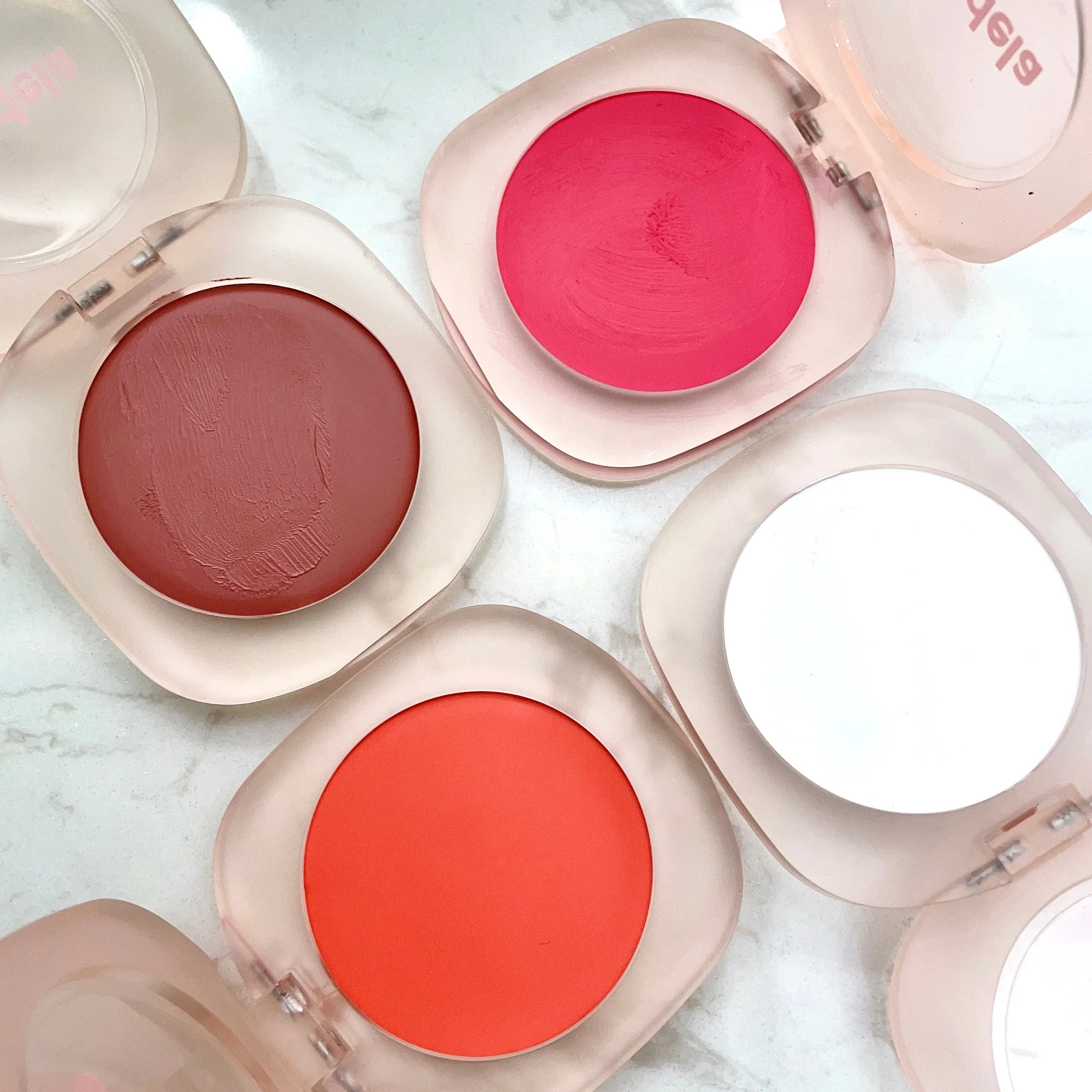 Фирменная торговая марка низкий минимальный заказ дизайн собственного логотипа кремовые гелевые румяна OEM Румяна для