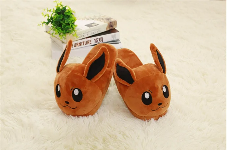 Pokemon Eevee Plush Slippers