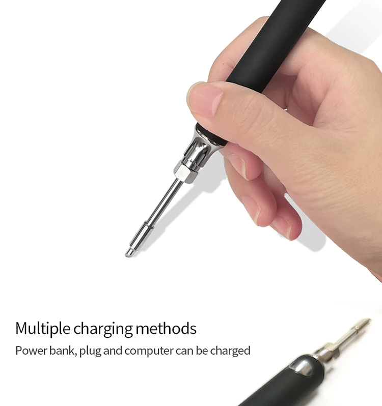 Mini Usb Charging Soldering Iron Pen Wireless Electric 8w Portable ...