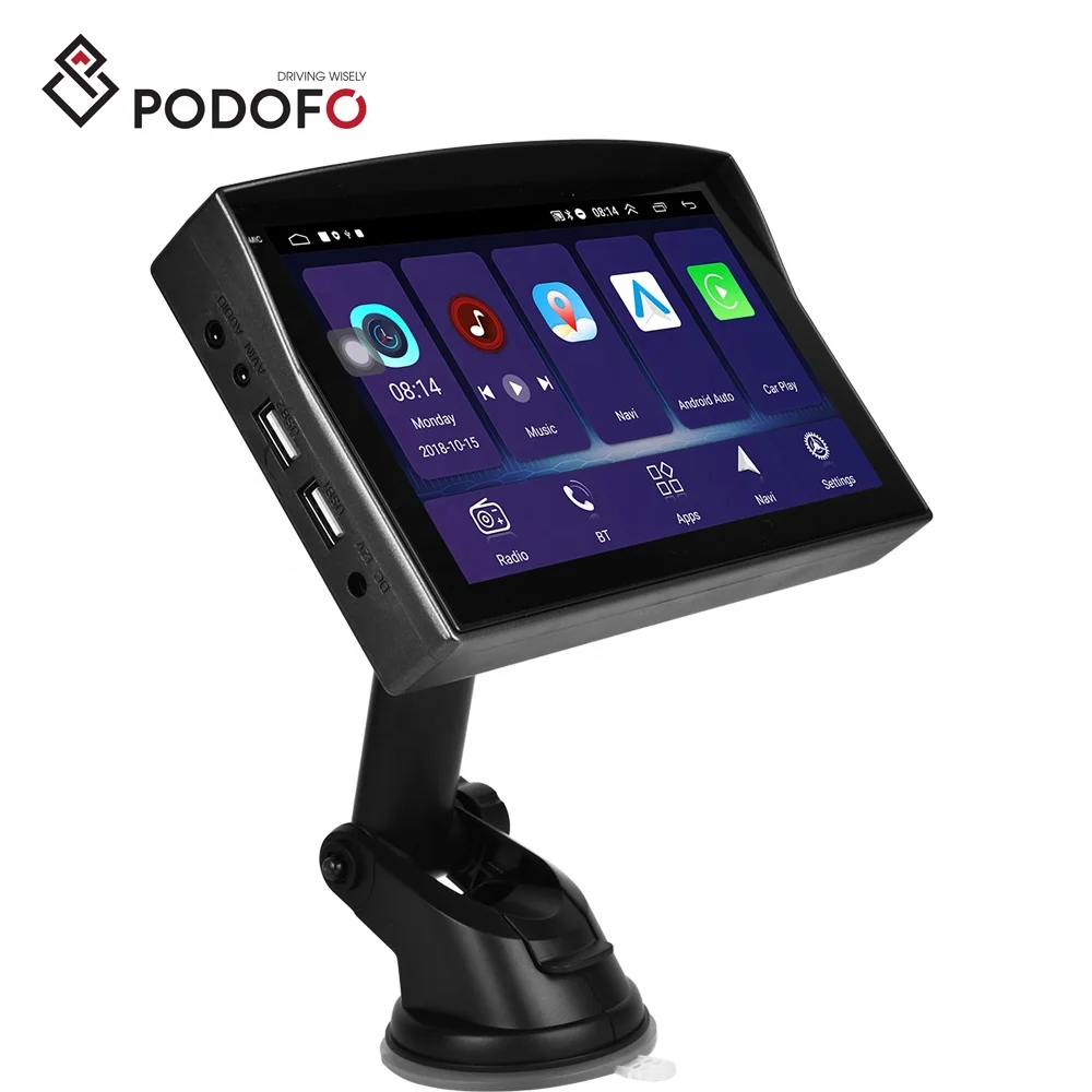 Podofo A2628KT 7'' 2+32GB Android 9.1 Car Radio (12V) Video Stereo