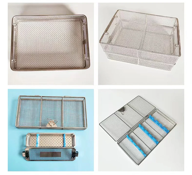 Sterile Processing Wire Racks Wire Mesh Basket Used For Hospital Sterilization Basket - Buy ...