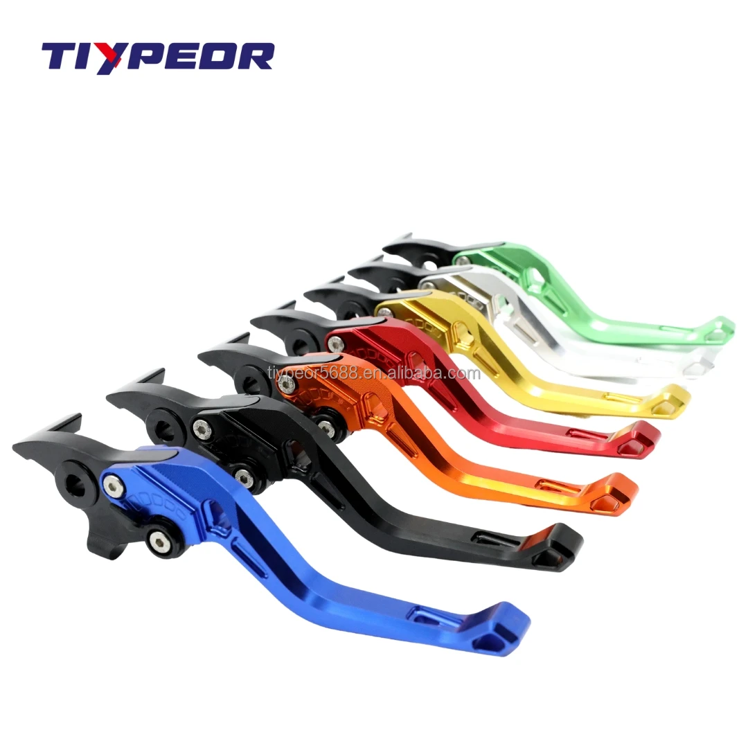 product tiypeor motorcycle cnc aluminum universal multi gear adjustable brake clutch lever modification motorcycle handle accessories-10