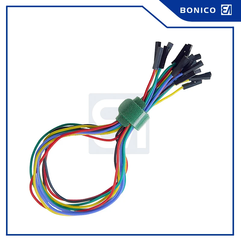 Мини-захват SMD IC, тестовый крюк, зажим, перемычка, щуп, Набор испытательных выводов, силиконовый мягкий кабель Dupont для логического анализатора