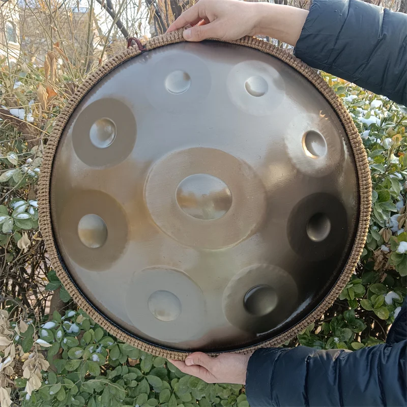 Factory New Style Healing Sound Asteman Handpan 10 Note Datura Mini Handpan Kurd Handpan