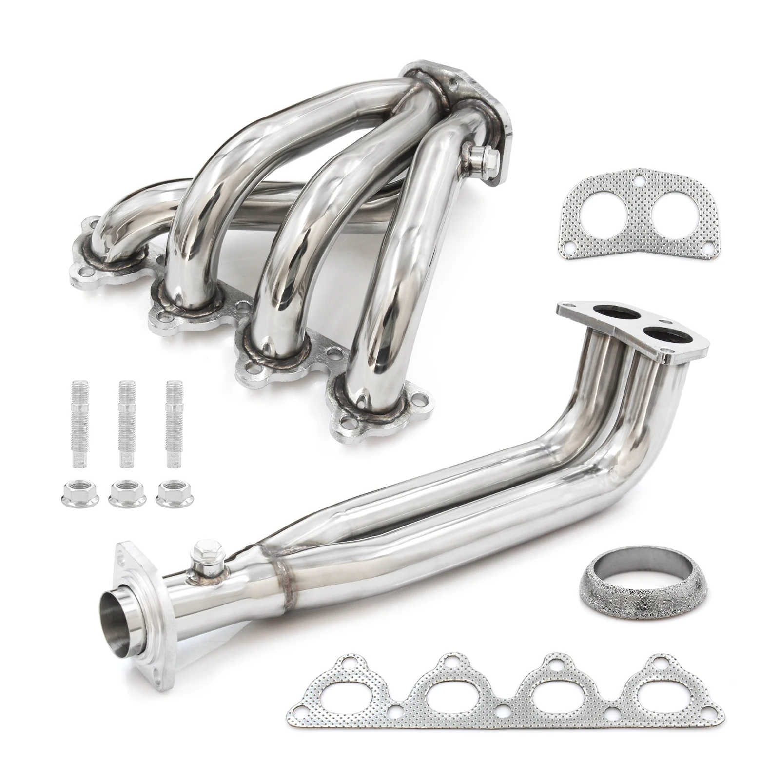 thumbnail image 2 of 65mm Motor Swap Adjustable Header Pipe For Honda Civic EF EG EK (1988-2000) - AJP Distributors 2 of 3