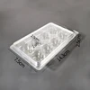 8-grid heart-shaped wax box