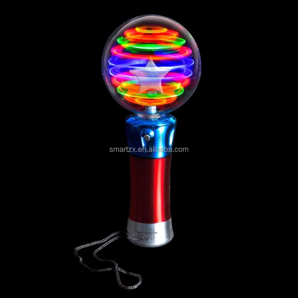 Light up Magic Ball Toy Wand - Fun LED Flashing Stick