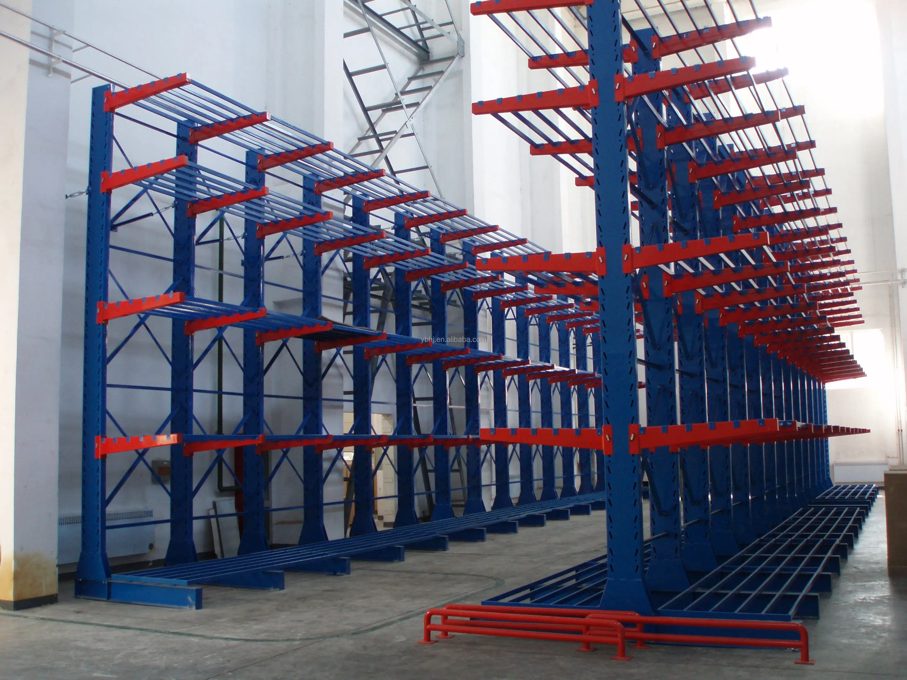 Wholesale Heavy Duty Cantilever Storage Racks Orange Cantilever Racking