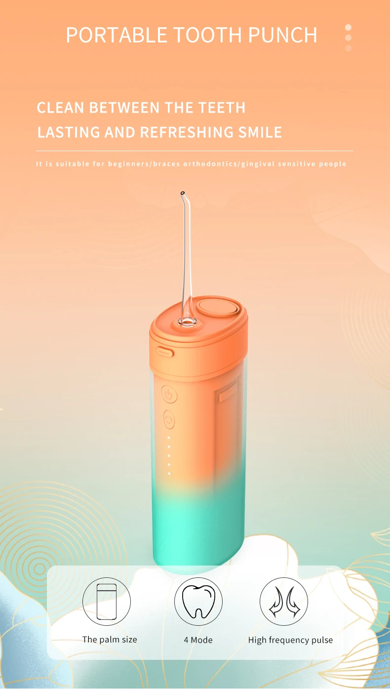 Home Use Irrigator Professional Rechargeable High Pressure Pick Toothbrush Mouth Cleaner Oral Care Smart Water Flosser