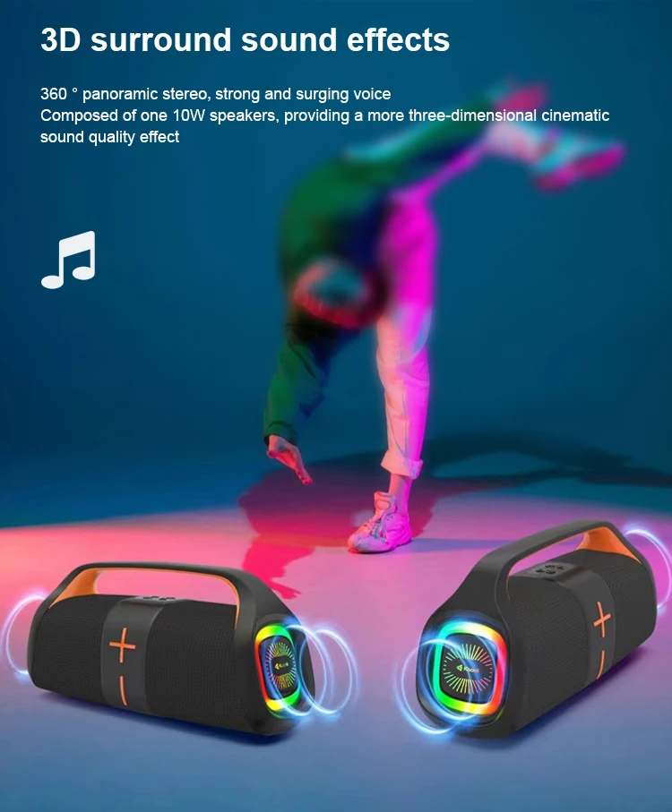 Kisonli K12 20W Blue Tooth Speaker 5.3 Tws Branded Speaker