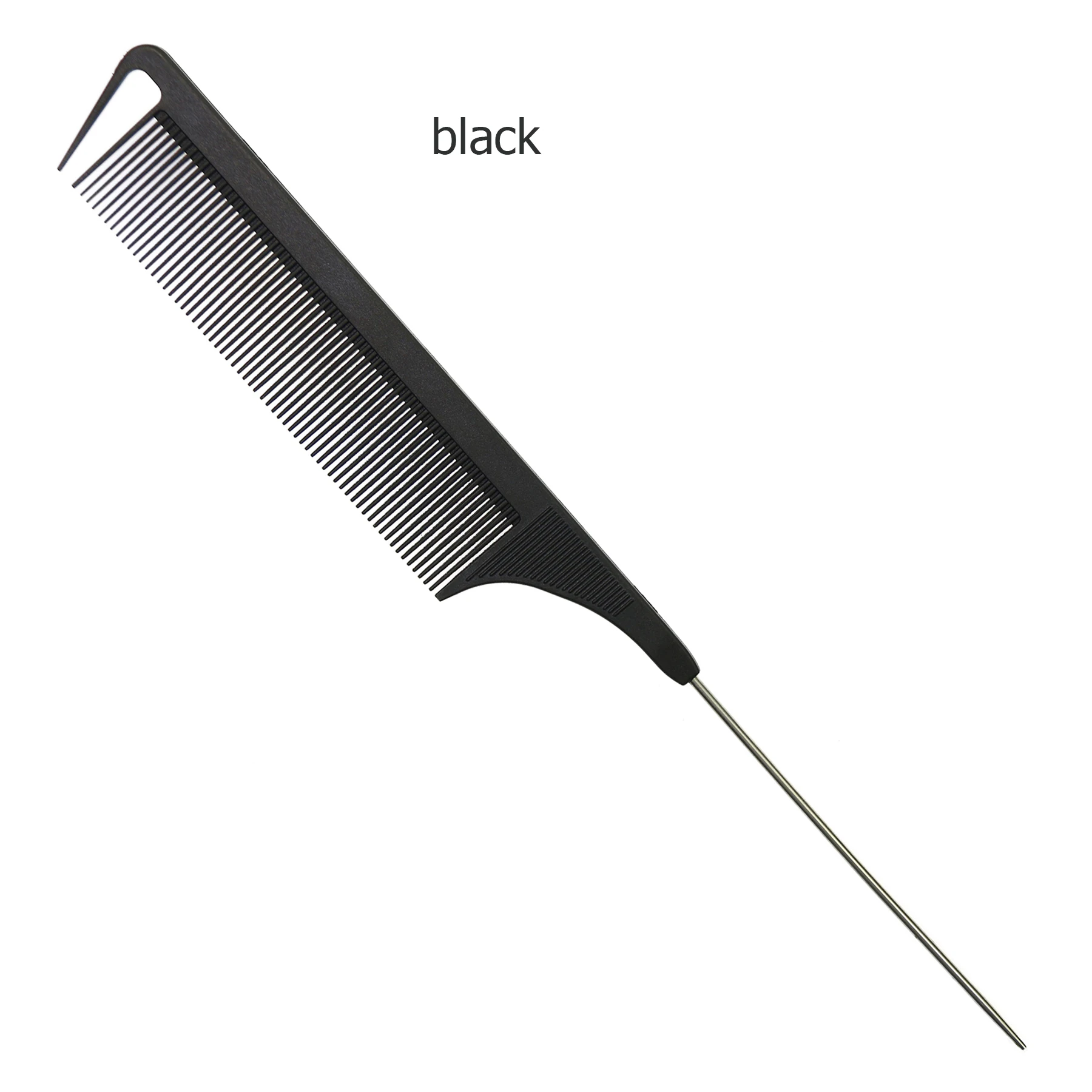 rat tail comb professional carbon sharp