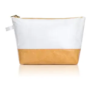 Luxury Women Waterproof Travel Zipper  Makeup Toiletry Pouch Tyvek Bag Cosmetic