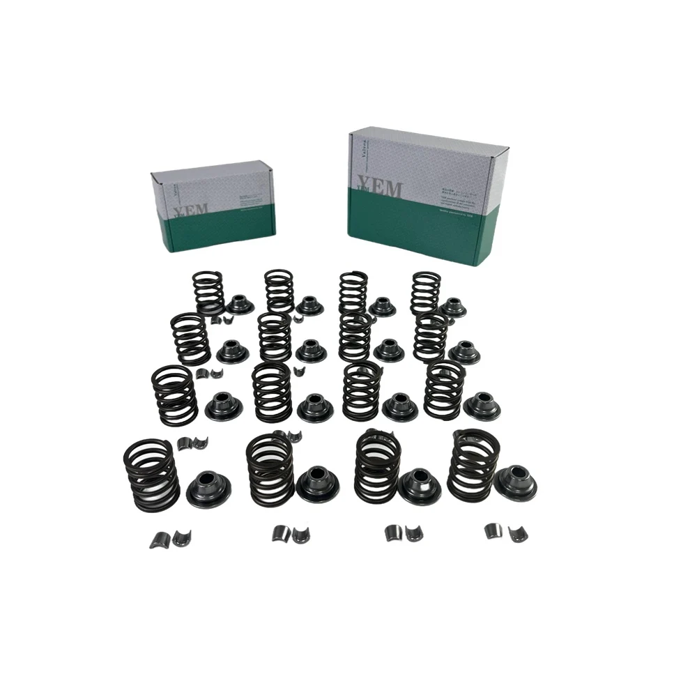 Repair Kit Valve Spring Kit Spring Seat & Retainer 4TNE92 Excavator for Yanmar Engine Parts With Warranty