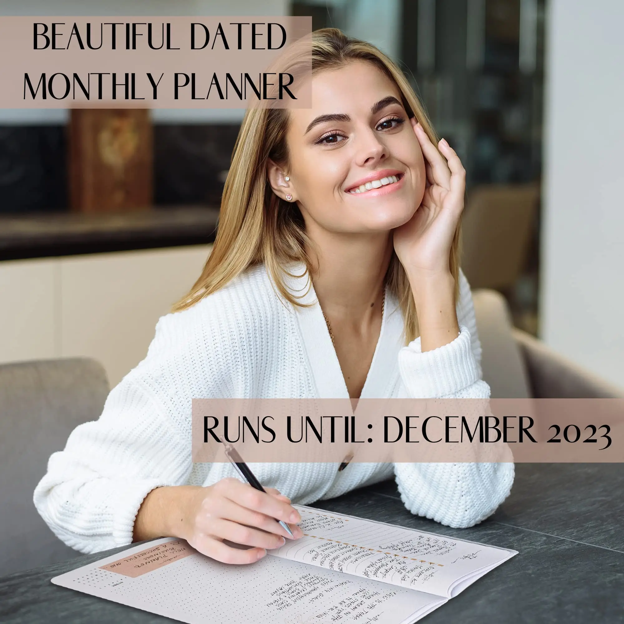 Labon Simplified Monthly Planner And Calendar Book 20232024 Beautiful