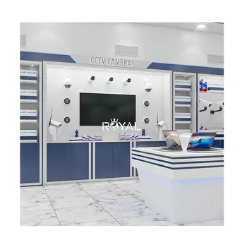 cctv shop design display furniture cctv security camera shop interior