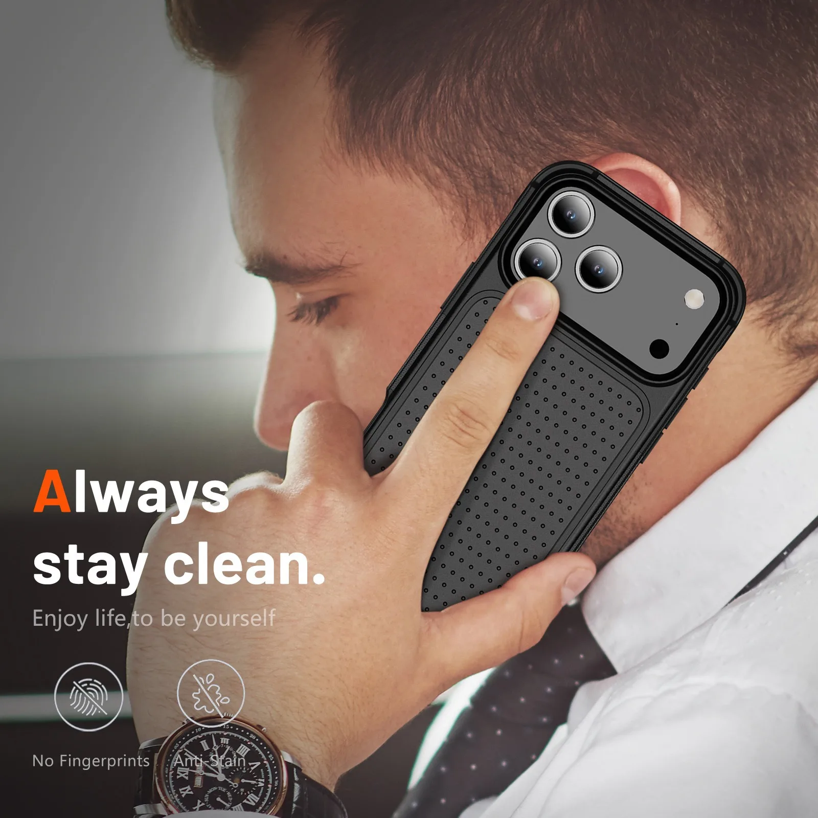 product for shockproof waterproof tpupc anti fingerprint 360 protection cellphone cover for air 17 16 pro max sjk1112-8