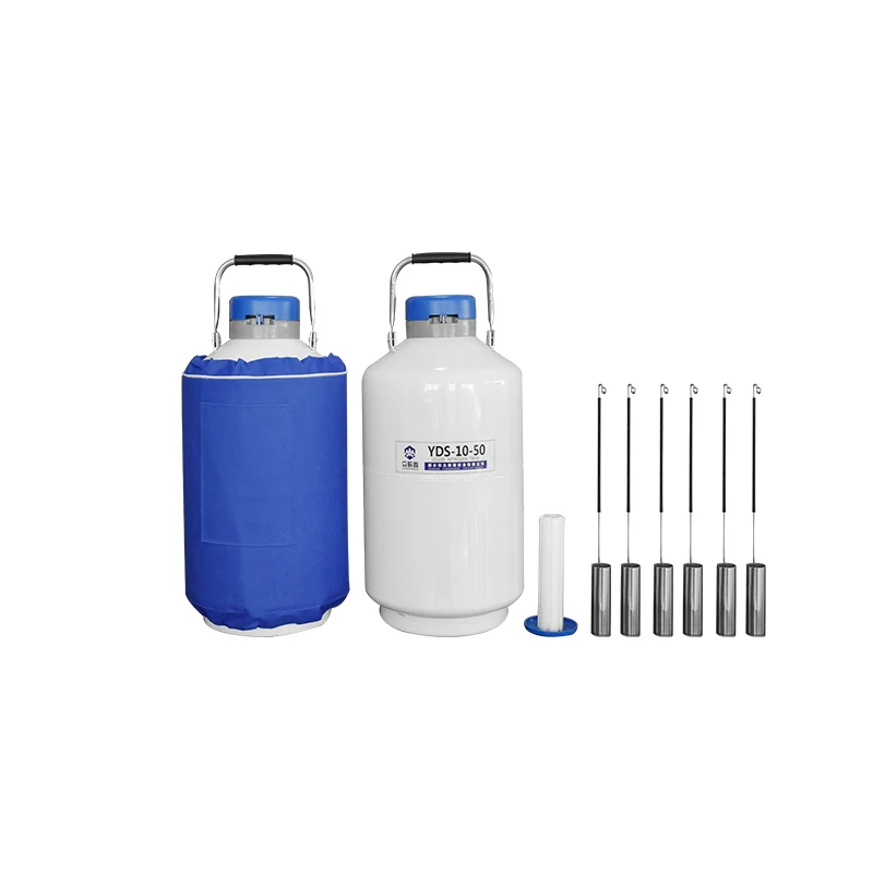 Flask Cryogenic Thermos YDS-10-50 10 Liter Liquid Nitrogen tank