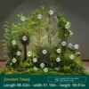 Conjunto listo para colocar en el bosque verde