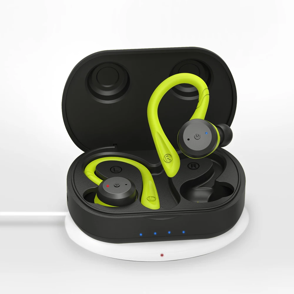 
 Портативные наушники 5,0 KINLAN BE1018 улучшенные наушники Bluetooth гарнитура IPX7 водонепроницаемые TWS наушники с зарядным чехлом  
