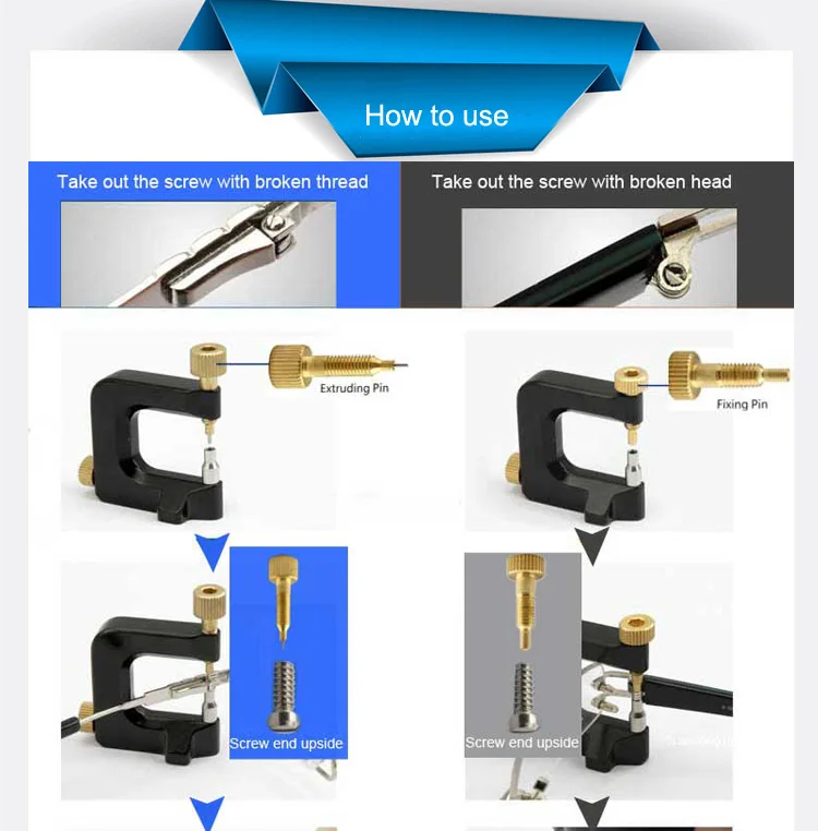 Eyeglass Screws Extractor Tool RT-40 for Easy Removal