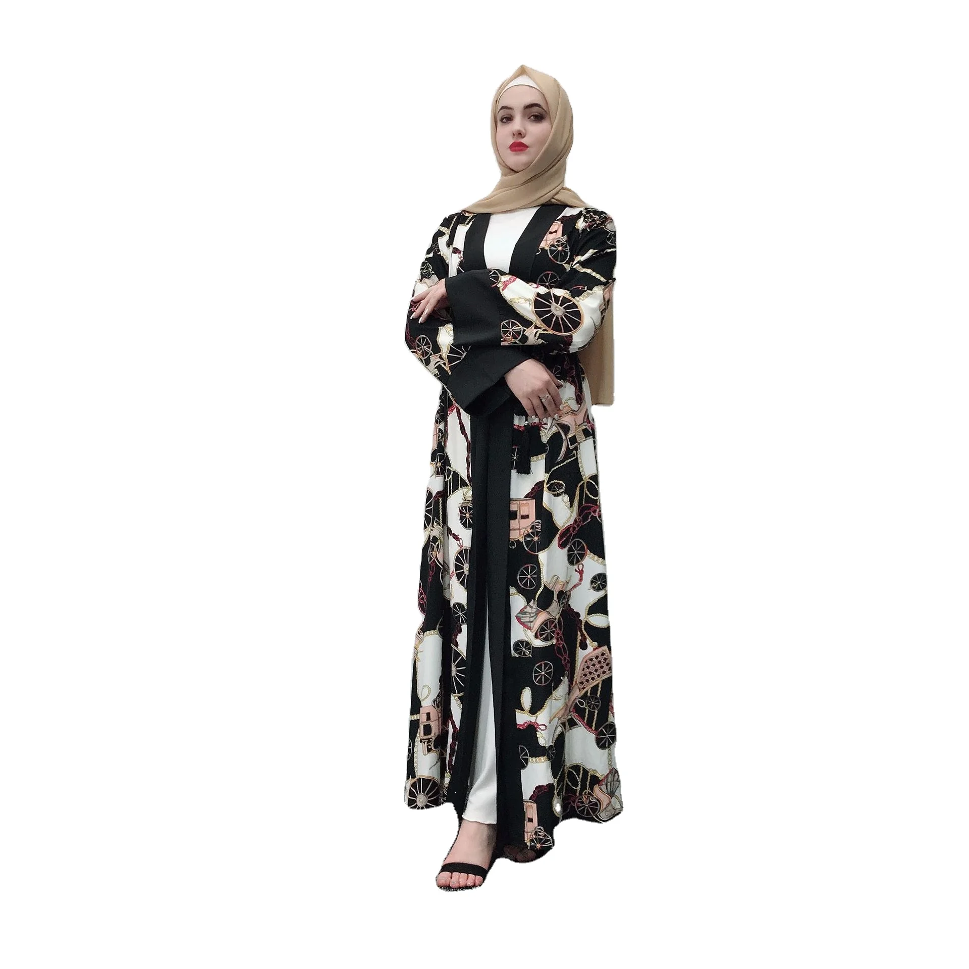 Ropa Turca De Gasa De Talla Grande Para Mujer,Ropa De Playa  Modesto,Musulmana,Islámica,Abaya Abierta Por Delante,Nuevos Diseños - Buy  Vestido Musulmán,Ropa Islámica,Kimono Abaya Product on 