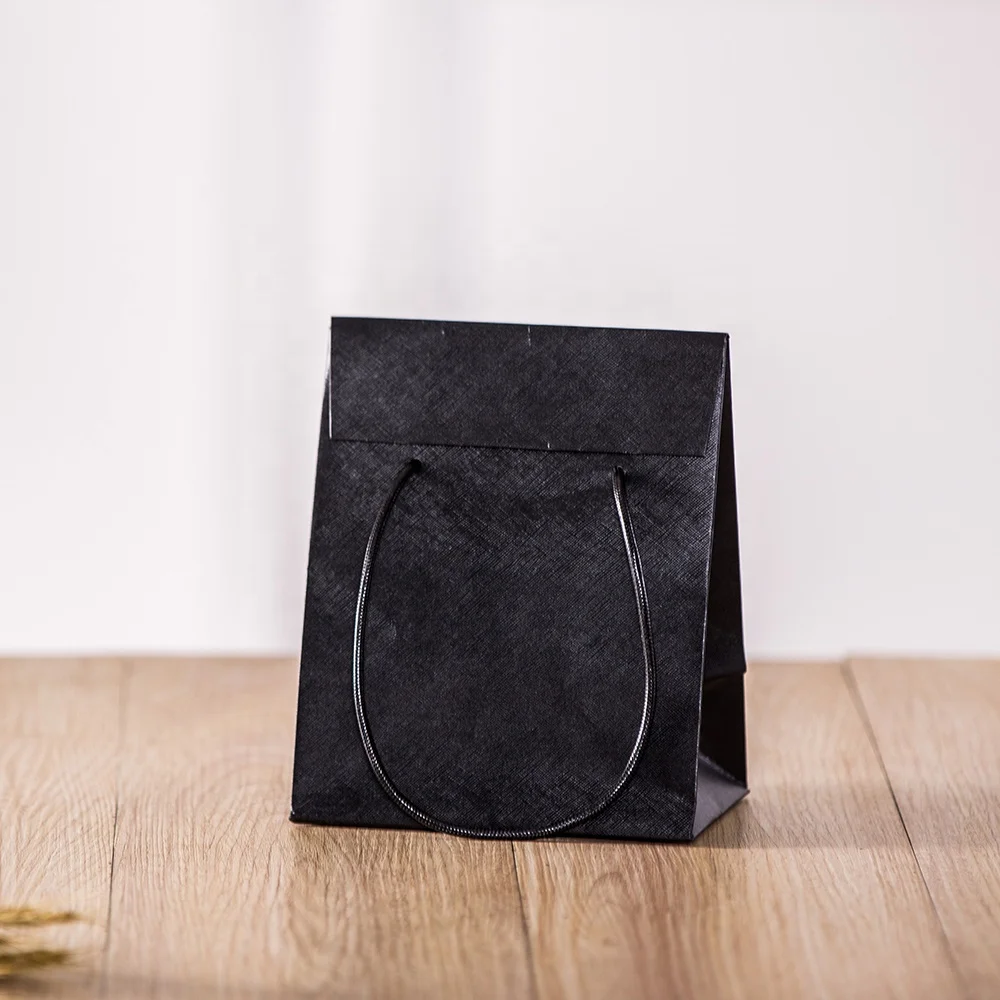 2019 креативный индивидуальный принт вашего собственного логотипа белый коричневый крафт подарок крафт бумажный пакет для покупок с ленточными ручками