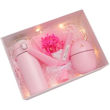 2024 Valentine's Day Gift Ideas Activities Souvenir Birthday Gift Set For Woman Fan Humidifier Umbrella Cup Business Gift Set