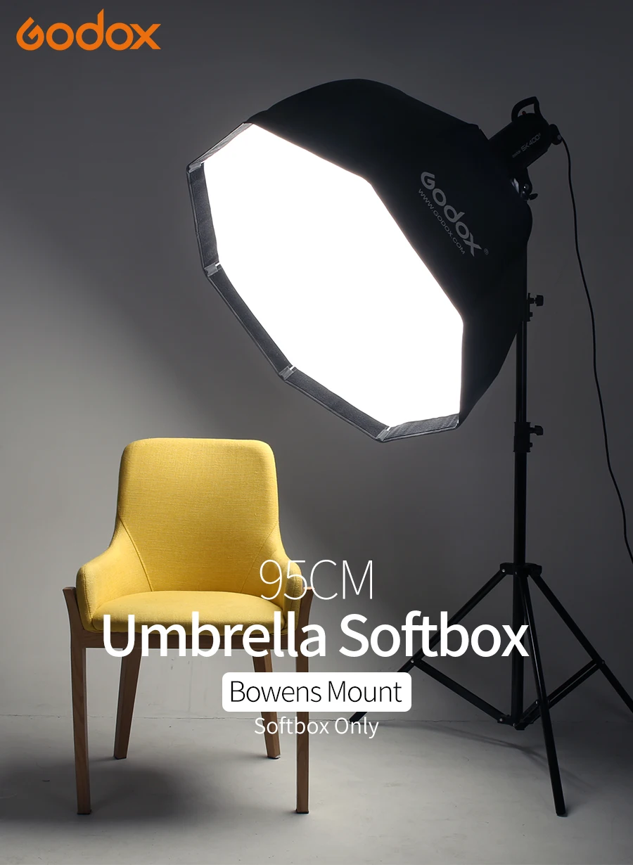 How to setup the Godox Collapsible Octagon Softbox (SB-GUE-95) 