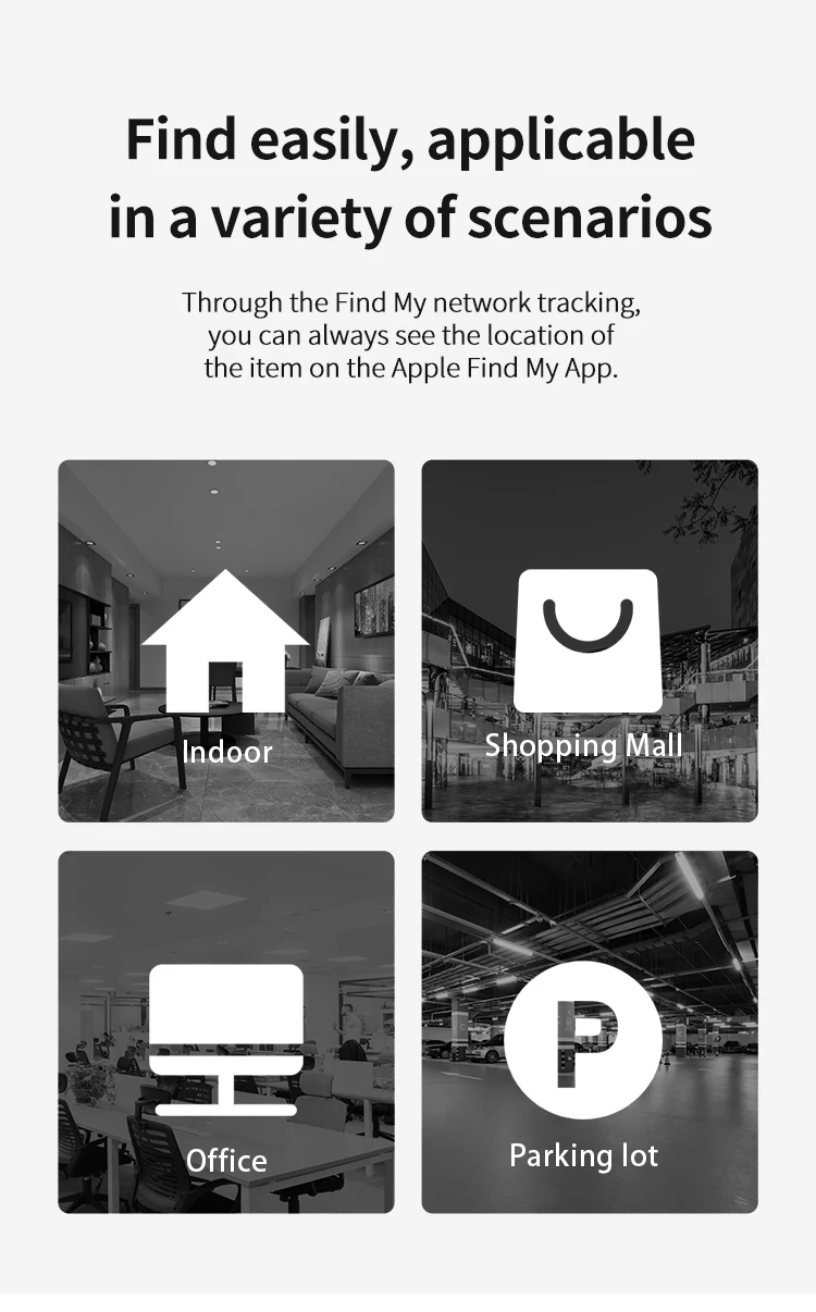 Apple Mfi Certified Gps Antilost Tracker Small Smart Find My Tag Air