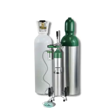 2.9L blue medical oxygen cylinder with ISO international certification