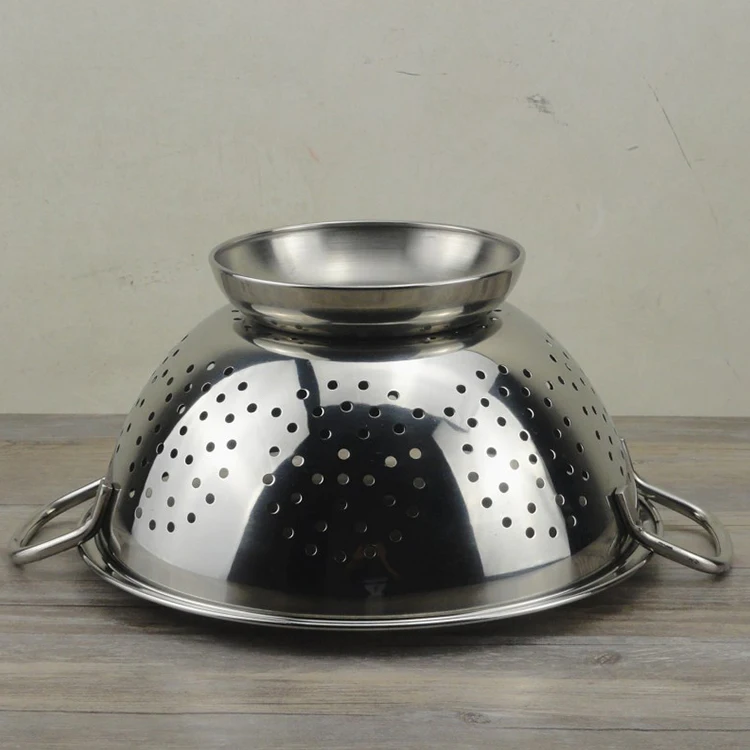 Stainless Steel German Colander Export Quality In Matt And Shiny