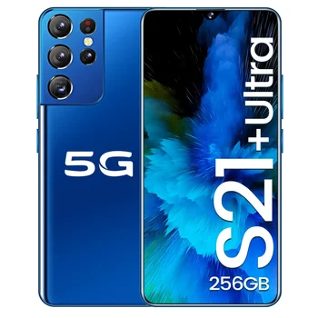The Cheapest Mobile Phone Hot-selling S21 Ultra 6.1 Inch 12GB+512GB Supports Dual Card Dual Standby 5g 3g and 4g Smartphone