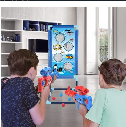 Детские пенные Мячи Поппер воздушные игрушки пистолеты с стоящей стрельбой цель стрельбы игра игрушка для детей